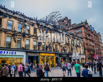 Princes Square, Glasgow Foto Stock