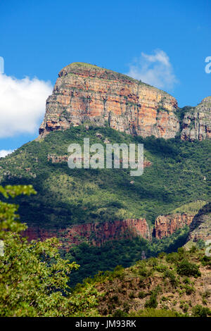 Bordo del Nord scarpata Drakensberg Mpumalanga in Sudafrica Foto Stock