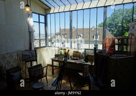 Parigi Musee de Montmartre, Atelier Suzanne Valadon Foto Stock