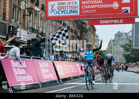 Annuale di Sheffield Hallam University Grand Prix ha ospitato il 2017 HSBC Regno Unito circuito nazionale dei Campionati mercoledì 19 luglio nella città. Foto Stock