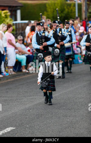 Orange Celebrazioni in Bangor County Down Foto Stock