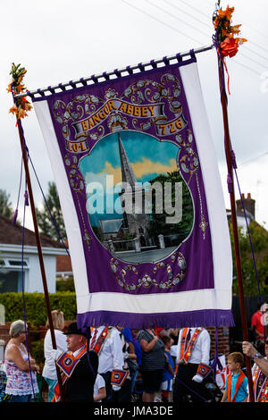 Orange Celebrazioni in Bangor County Down Foto Stock