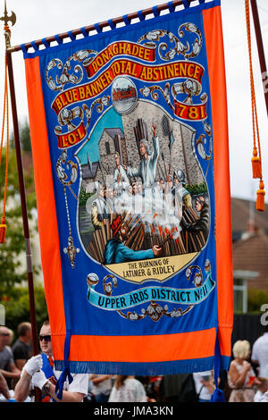 Orange Celebrazioni in Bangor County Down Foto Stock