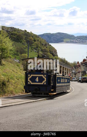 Great Orme Tramway in Llandudno Foto Stock