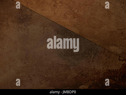 Vecchie piastre graffiato Foto Stock