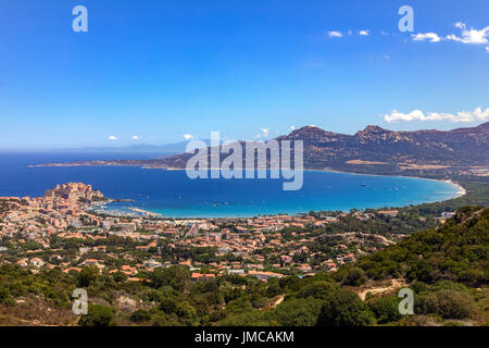 Calvi, Corsica, Francia Foto Stock