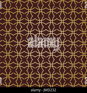 Seamless Pattern in stile arabo Foto Stock