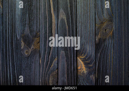 In legno nero e texture di sfondo Foto Stock