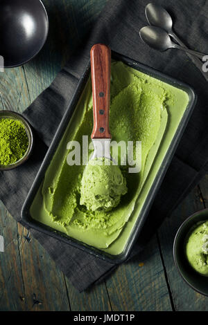 In casa Grean tè Matcha gelato pronto a mangiare Foto Stock