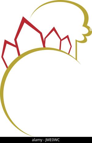 Case sane Illustrazione Vettoriale