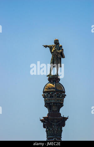 Il monumento di Colombo (Monumento a Colón o Mirador de Colón) è un 60 m 197 ft alto monumento a Cristoforo Colombo. Foto Stock