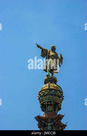 Il monumento di Colombo (Monumento a Colón o Mirador de Colón) è un 60 m 197 ft alto monumento a Cristoforo Colombo. Foto Stock