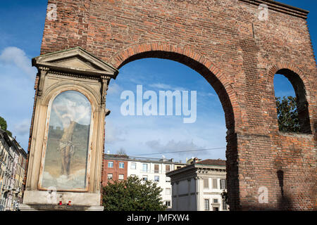 L'Italia, Lombardia, Milano, Colonne di San Lorenzo Foto Stock