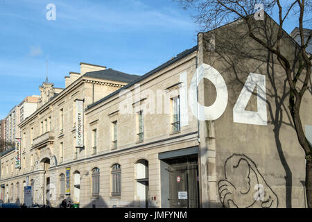 Europa, Francia, Parigi, LE 104 un museo e un centro culturale Foto Stock