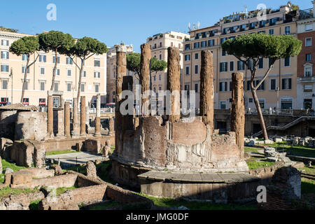 Italia Lazio Roma, Largo di Torre Argentina SQUARE Foto Stock
