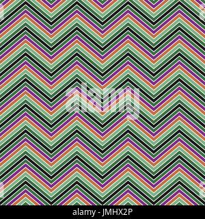 Colorato a zig zag pattern a strisce di background design Illustrazione Vettoriale