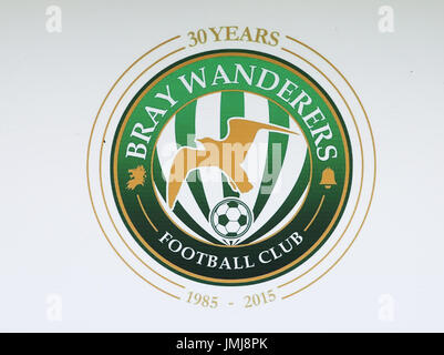 Una vista generale dei motivi di Carlisle, casa di Bray Wanderers Football Club. Stampa foto di associazione. Picture Data: giovedì 27 luglio, 2017. Bray Wanderers presidente Gerry Mulvey ha recentemente rilasciato una dichiarazione naming consiglio della contea di Wicklow come "la Corea del Nord dell'Irlanda per il business". Vedere PA storia SOCCER Bray. Foto di credito dovrebbe leggere: Niall Carson/PA FILO Foto Stock