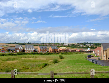 Nuovo alloggiamento dello sviluppo in Grantham, Lincolnshire, England, Regno Unito Foto Stock