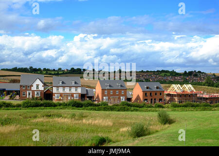 Nuovo alloggiamento dello sviluppo in Grantham, Lincolnshire, England, Regno Unito Foto Stock