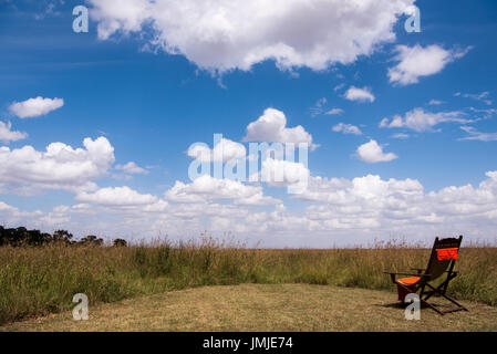 Vista dal nostro campeggio Foto Stock