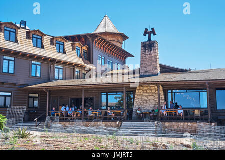 El Tovar Hotel, il Parco Nazionale del Grand Canyon, Arizona, Stati Uniti d'America Foto Stock