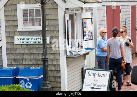 Tourist Visitor Center, Nantucket Island, Massachusetts, STATI UNITI D'AMERICA Foto Stock