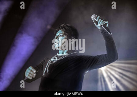 Liverpool, Merseyside, Regno Unito. 17 Giugno, 2017. GARY NUMAN Live a Liverpool Exhibition Centre il 27 luglio 2017 la prima data del suo 'Savage' tour Credito: Andy Von Pip/ZUMA filo/Alamy Live News Foto Stock