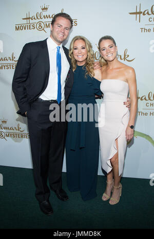 California, Stati Uniti. 27 luglio 2017. Cody Gifford, Kathie Lee Gifford Cassidy Erin Gifford partecipa Hallmark Channel Hallmark Movies Mysteries 2017 Summer TCA Tour Luglio 27,2017 Beverly Hills, California. Foto Stock