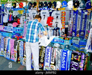 Spagna, Madrid - 18 settembre 2012: la UEFA Champions League Giornata 1, Real Madrid CF - Manchester City FC, 3:2, il 18 settembre 2012 a Madrid, Spagna Foto Stock