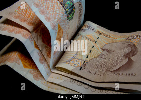 Dieci pound nota Foto Stock