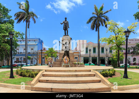José Martí Memorial, monumento liberty statua nel Parque de Liberdad, Matanzas, Cuba Foto Stock