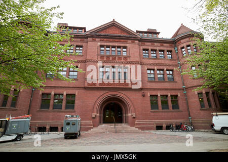 Sever hall presso la Harvard University di Boston - USA Foto Stock