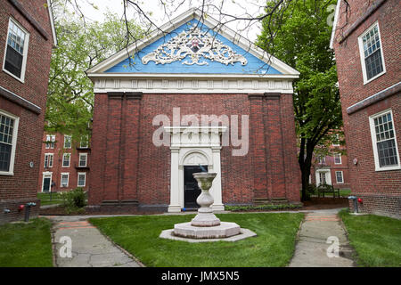 La Holden cappella in costruzione presso la Harvard University di Boston - USA Foto Stock