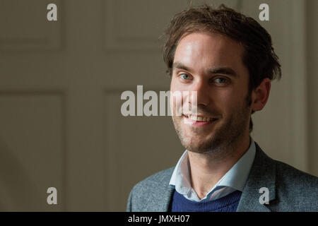 Foto: Capo del Consiglio di Edimburgo Adam McVey - Ritratti - City Chambers Foto Stock