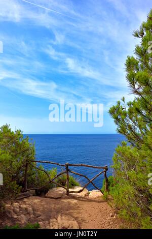 Cami de Cavalls Cala Galdana Menorca Minorca spagna Foto Stock