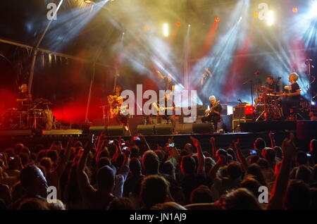 Algarve, Portogallo. 28 luglio 2017. Resistencia al Festival al-Buhera 2017 di Albufeira. 3° giorno del festival. Crediti: Angelo Deval/Alamy Live News Foto Stock