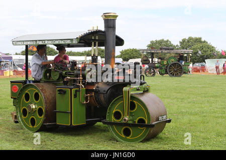 Vintage motore a vapore a Ringmer vapore e Paese mostrano 2017 Foto Stock