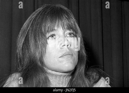 L'attrice Jane Fonda nel 1975 Foto Stock