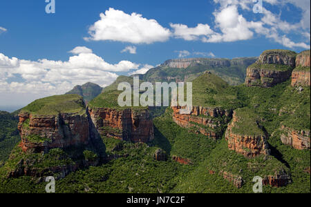 Tre Rondavels Blyde River Canyon Mpumalanga in Sudafrica Foto Stock