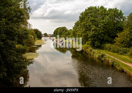 La fine del Glasson Dock sperone Foto Stock