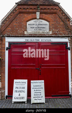 La vecchia stazione di fuoco alresford, hampshire Foto Stock