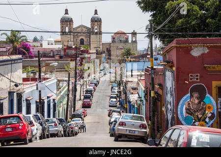 Il Templo de Santo Domingo, Oaxaca, Messico Foto Stock