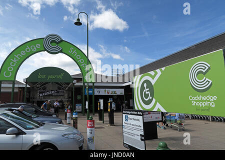 Cockhedge Shopping Centre, Warrington, North West England, UK, WA1 Foto Stock