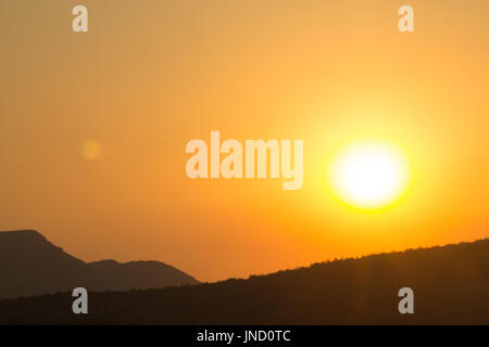 Sunrise a Las Vegas, Nevada. Foto Stock