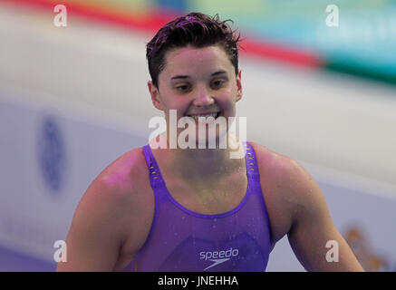 Budapest. Il 29 luglio 2017. Budapest, Ungheria. Il 29 luglio 2017. Xvii Campionati del Mondo di nuoto FINA 2017 la francaise Mélanie Henique 6° in 50m butterfly a Duna Arena di Budapest Credito: Laurent Lairys/Agence Locevaphotos/Alamy Live News Foto Stock