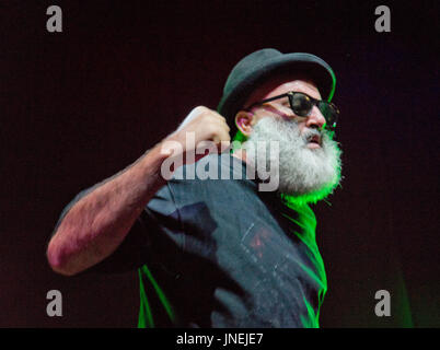 Londra, Regno Unito. 29 Luglio, 2017. Chico Trujillo effettuando al ricco mix di Londra, Regno Unito. Credito: Julio Etchart/Alamy Live News Foto Stock