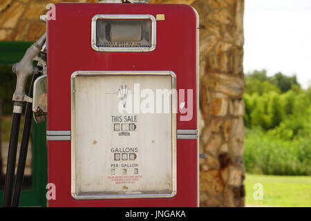 Vintage Pompa a gas Foto Stock