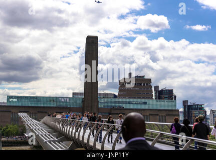 Galleria d'arte Tate Modern, South Bank di Londra. Foto Stock
