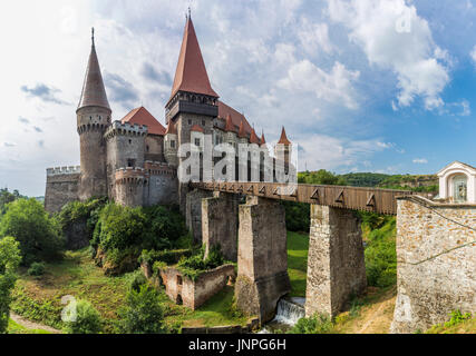 Corvin castello in Romania Foto Stock