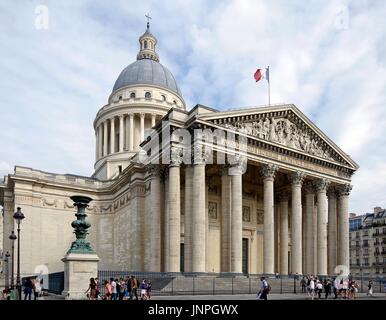 Parigi, Francia, Panthéon, nel quartiere latino di Parigi, originariamente una chiesa dedicata a Ste GENEVIEVE, Foto Stock